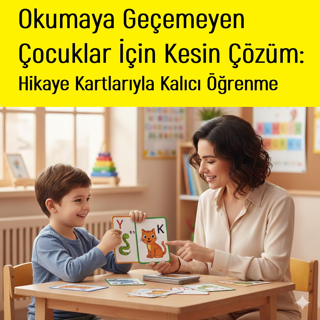 Okumaya Geçemeyen Çocuklar İçin Kesin Çözüm: Hikaye Kartlarıyla Kalıcı Öğrenme